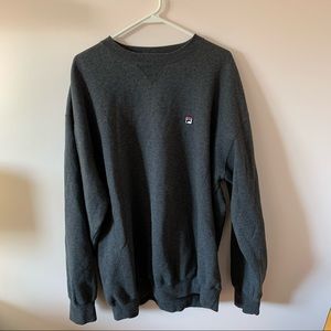 🌴3 /$40 🌴 Grey fila pullover crewneck